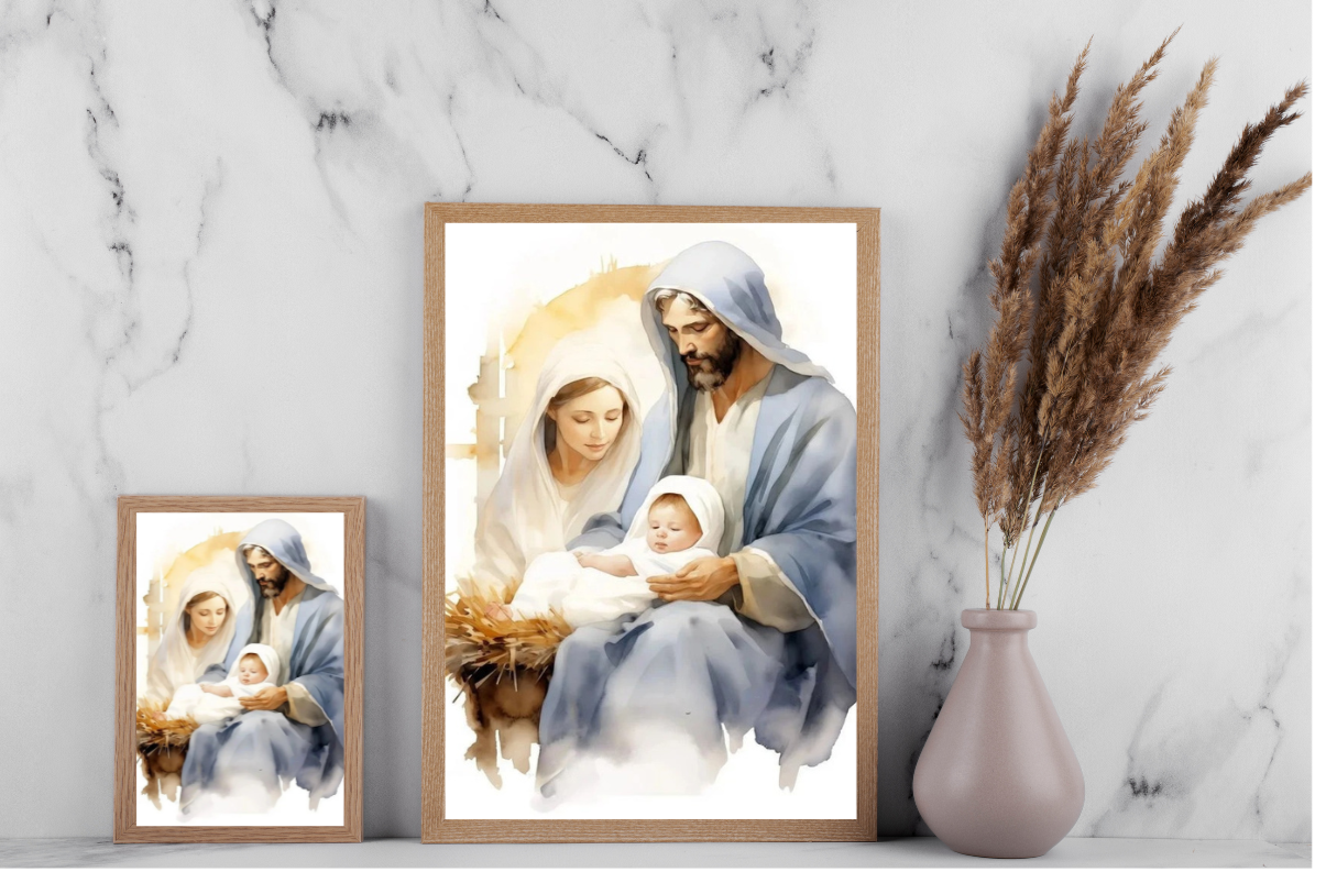 The First Christmas Canvas