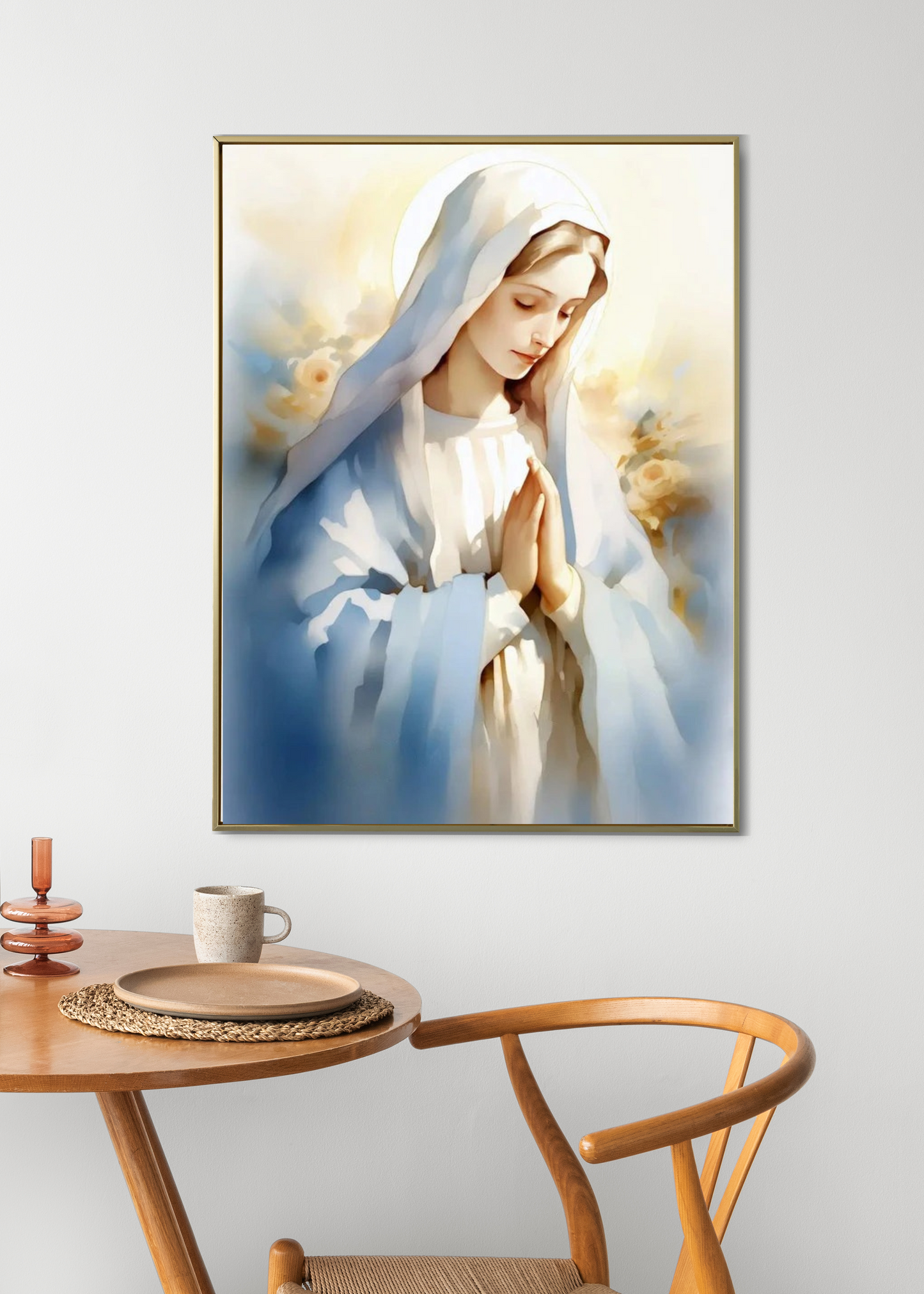 Our Lady's Gentle Prayer Canvas