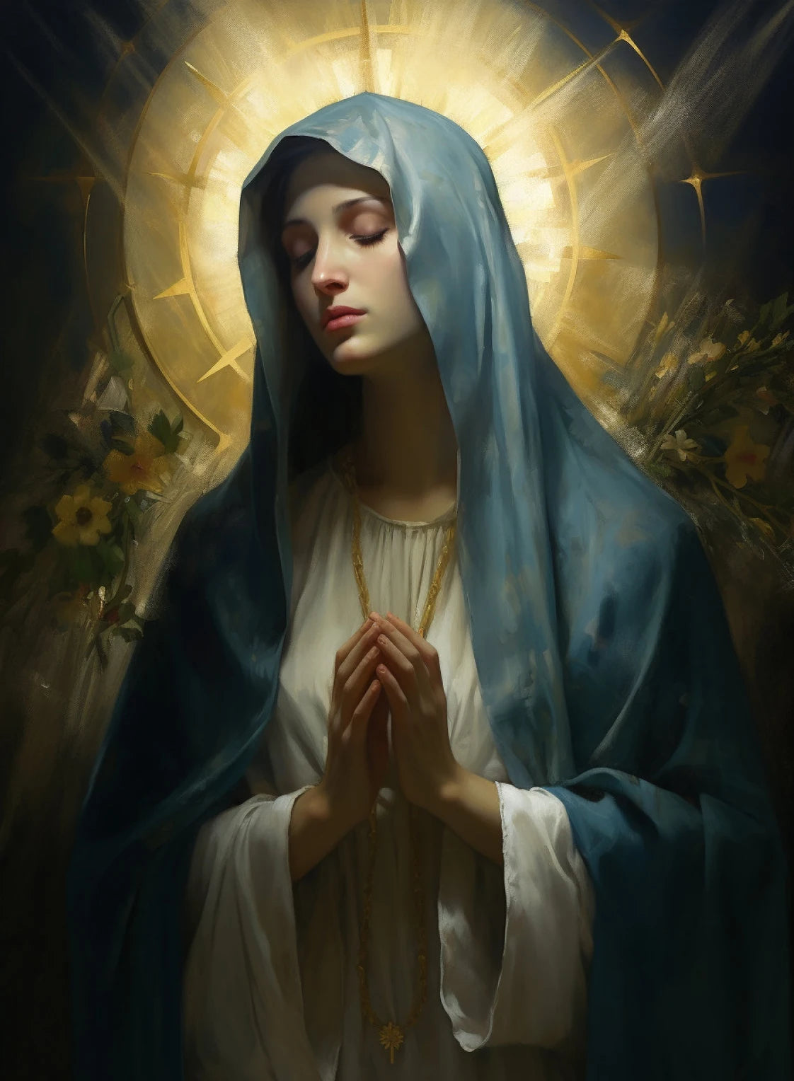 Our Lady of Prayer Canvas